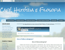 Tablet Screenshot of cafehistoriaefilosofia.com.br